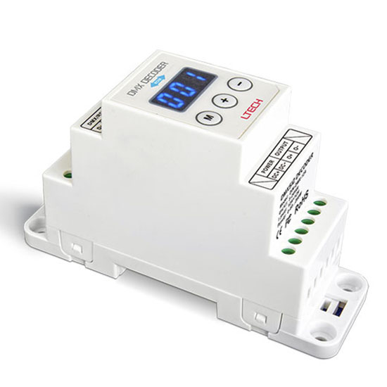 1CH CV DMX Decoder DIN-DMX-12A